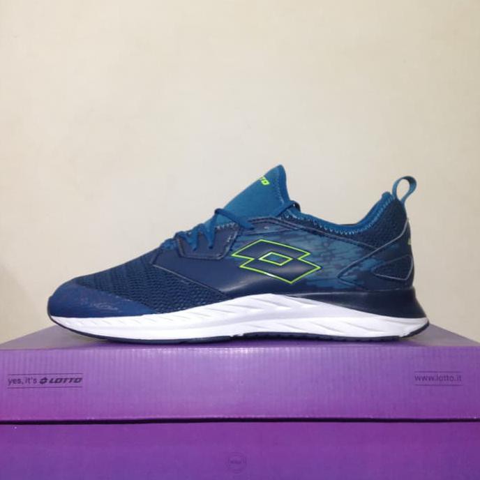 Kualitas Terbaik Sepatu Running/Lari Lotto Flash Green Indian Dark L01060006 Original SDWEP