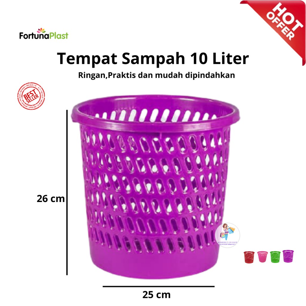 Tempat Sampah / Keranjang 10 Liter - Happy Panda