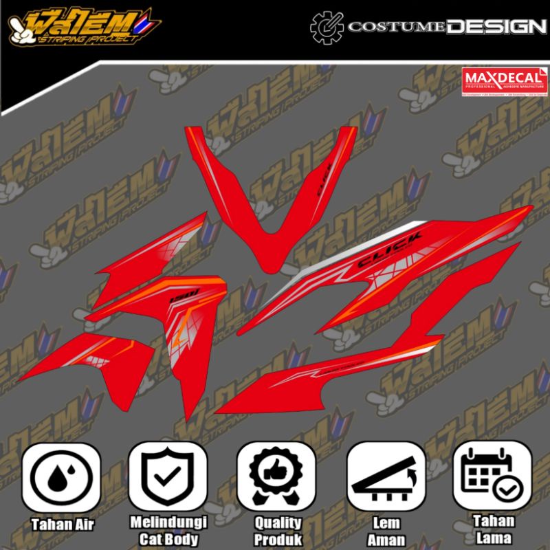 STRIPING VARIO NEW 2018 - 2021 TRANSPARAN CUSTOM 381