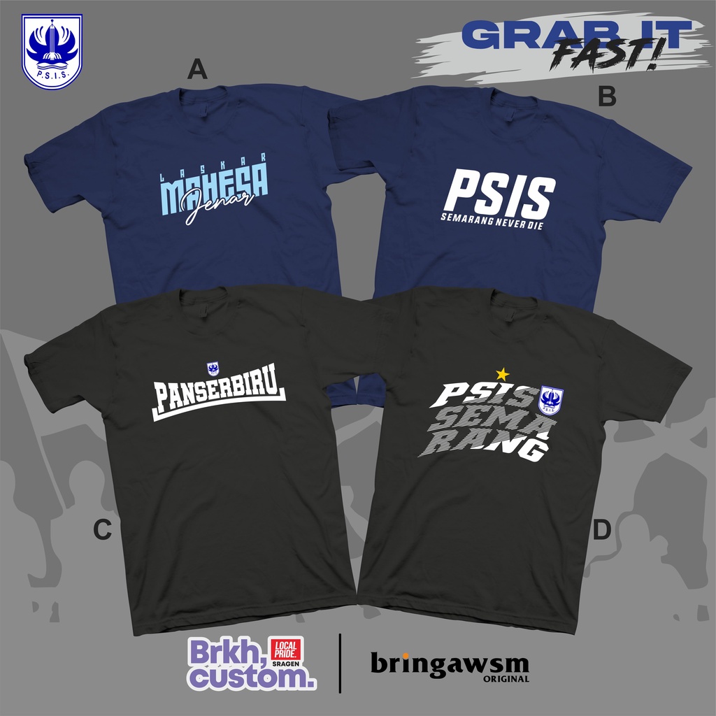 KAOS PSIS SEMARANG KAOS CASUAL KAOS SUPORTER KAOS BOLA KAOS DISTRO KAOS AWAYDAYS BRKHCUSTOM