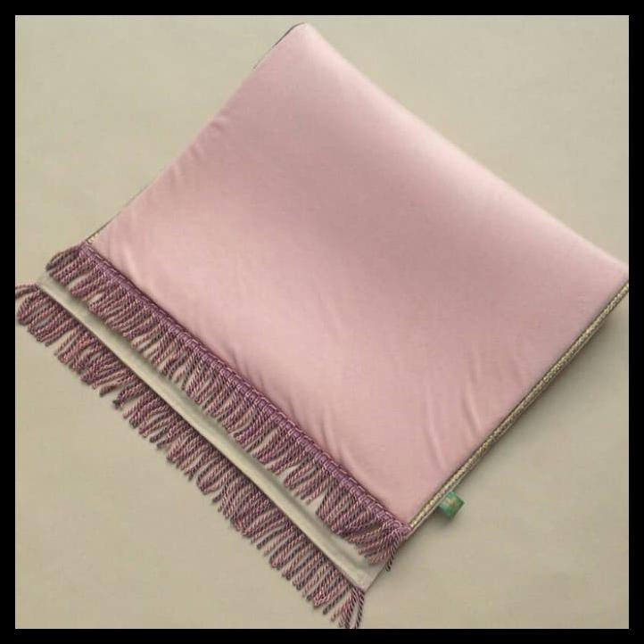 TERBARU SAJADAH JUMBO XL PEACH WARNA POLOS BUSA EMPUK 