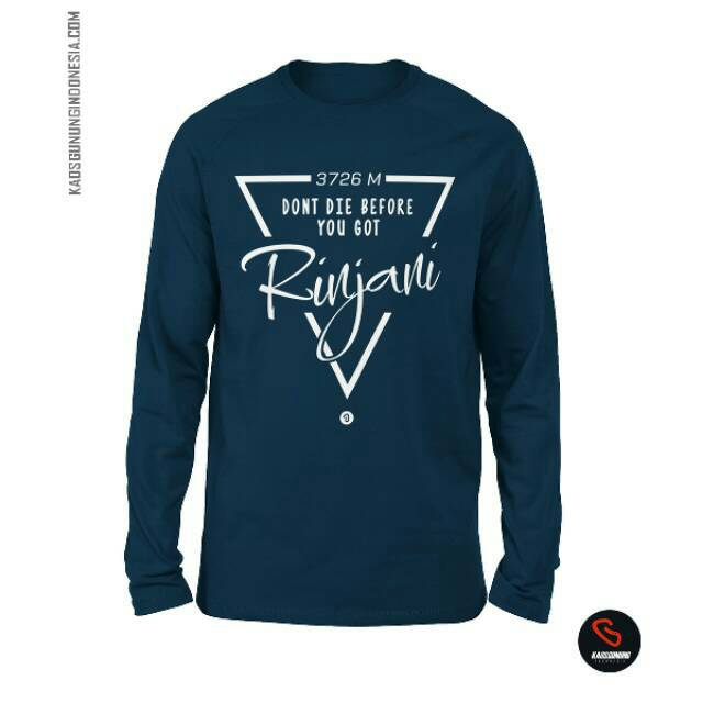 Kaos Gunung Lengan Panjang " RINJANI EDITION "