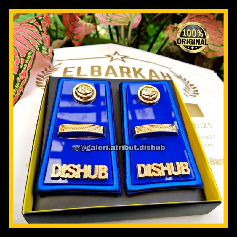 PANGKAT PDH DISHUB 3A LOGAM AKRILIK SUPER PREMIUM