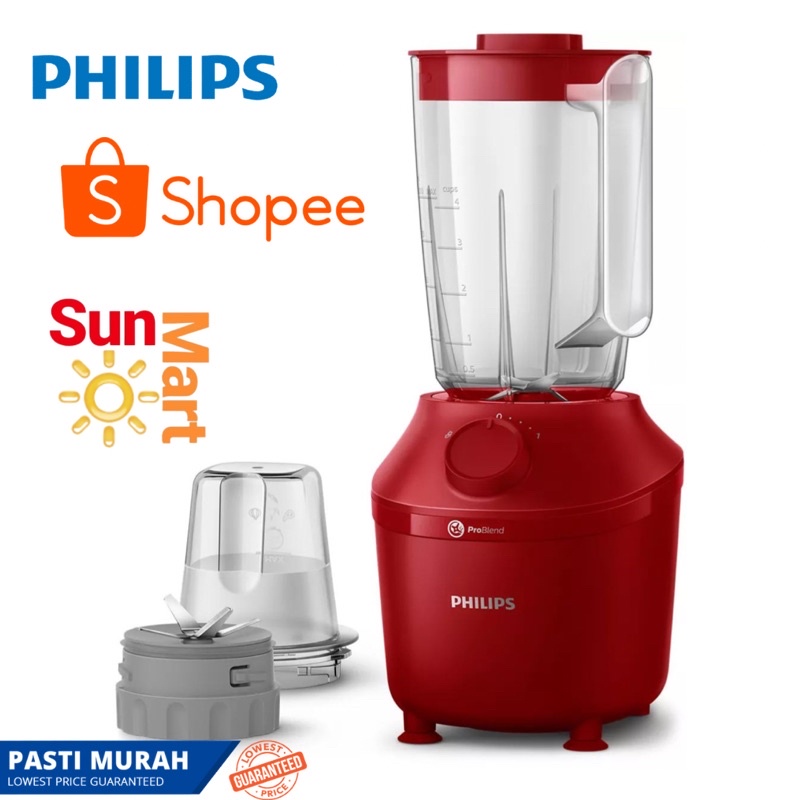 New!! Philips Blender Plastik 1 Liter HR 2042 HR2042 CARAMBOLA