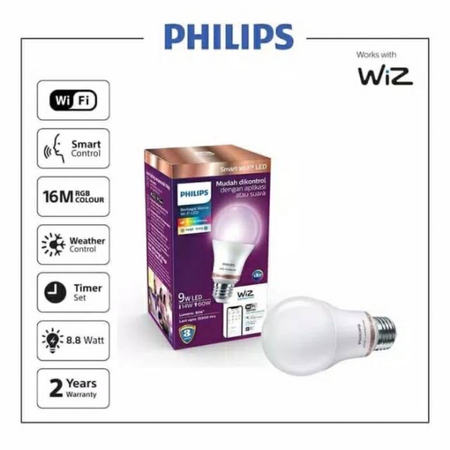 philips led wifi 9 watt / philips smart led / philips led