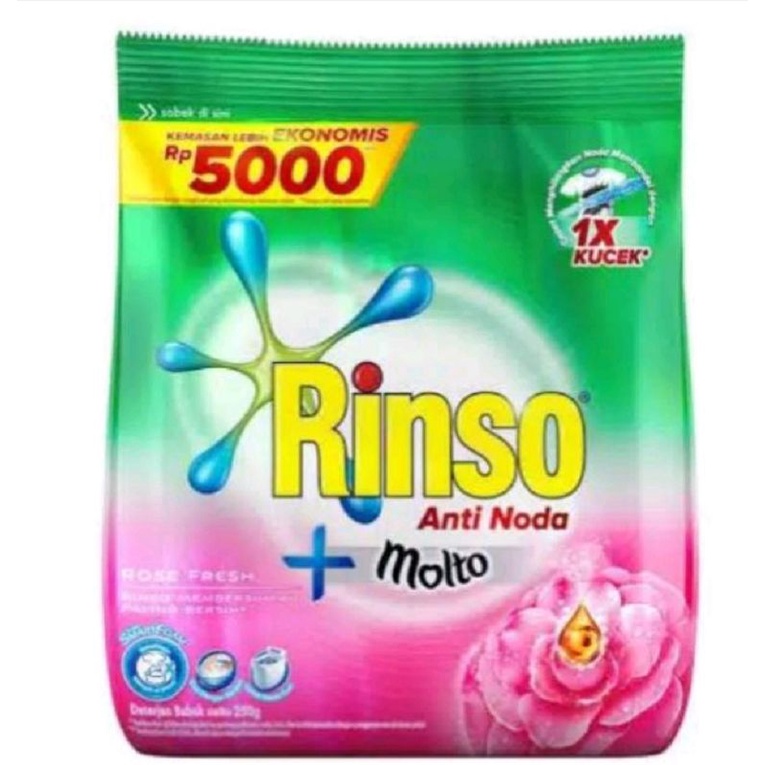 PROMO !! RINSO ANTI NODA ROSE / PARFUME ESSESENCE  /CLASSIC 195GR/ 400GR