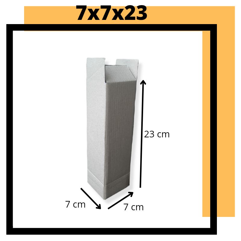 box packing 7x7x23 cm / box packaging / box olshop / kardus kemasan / kardus multifungsi / box custo