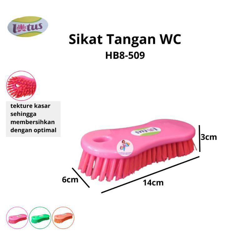 SIKAT LOTUS HB8-509 / SIKAT CUCI PLASTIK