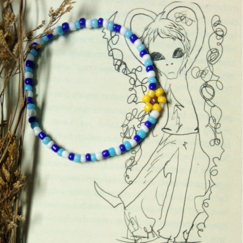 Gelang Tay Tawan | Tay Tawan Beads Bracelet | Sunflower Bracelet | Gelang Beads Bunga