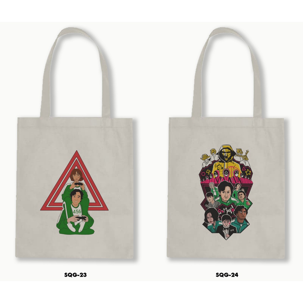 TOTE BAG BLACU - SQUID GAME 02