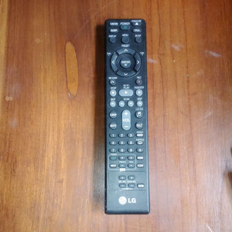 REMOT ORI MINI HIFI COMPO LG  UNTUK TIPE DM5230 DM5330 DM5430 MDD106 MDD66 MD106 MDD104 MDS714 MDT35