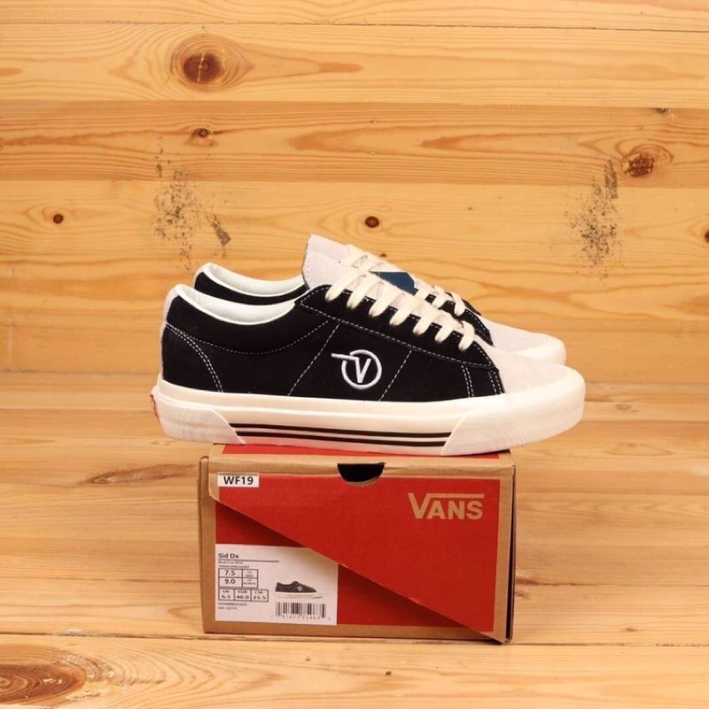 vans sid dx anaheim factory black og white