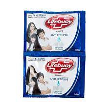 LIFEBUOY Shampoo 12 Sachet @9ml - Orange,Biru,Hijau