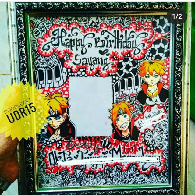 

Doodle art karakter naruto keren. Kado spesial