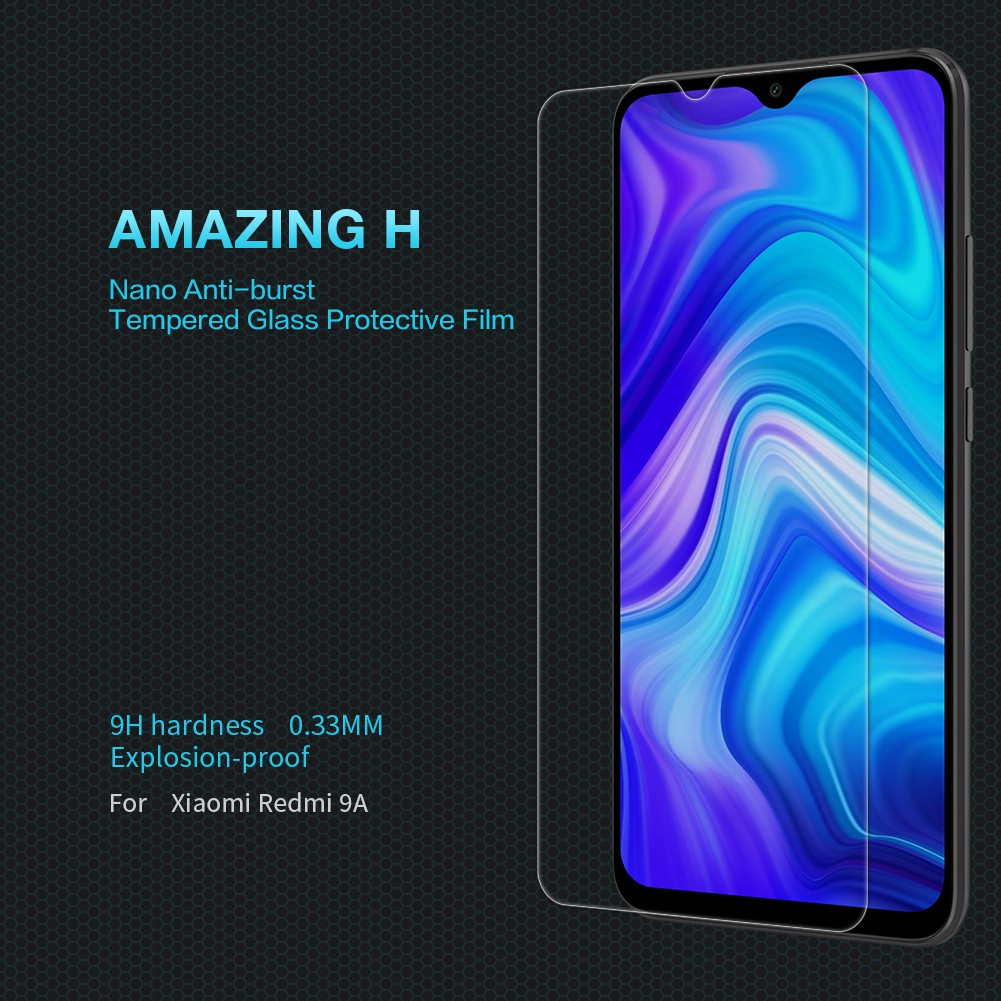 Tempered Glass Xiaomi Redmi 9A Nillkin Amazing H Anti Gores Kaca