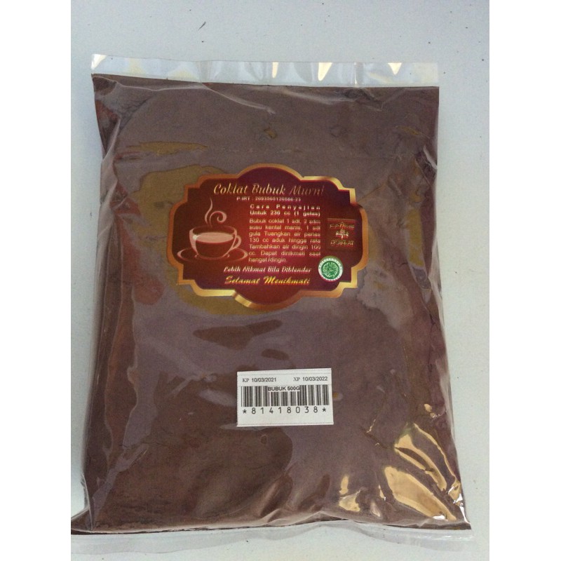 

Coklat Bubuk Murni 500 gram