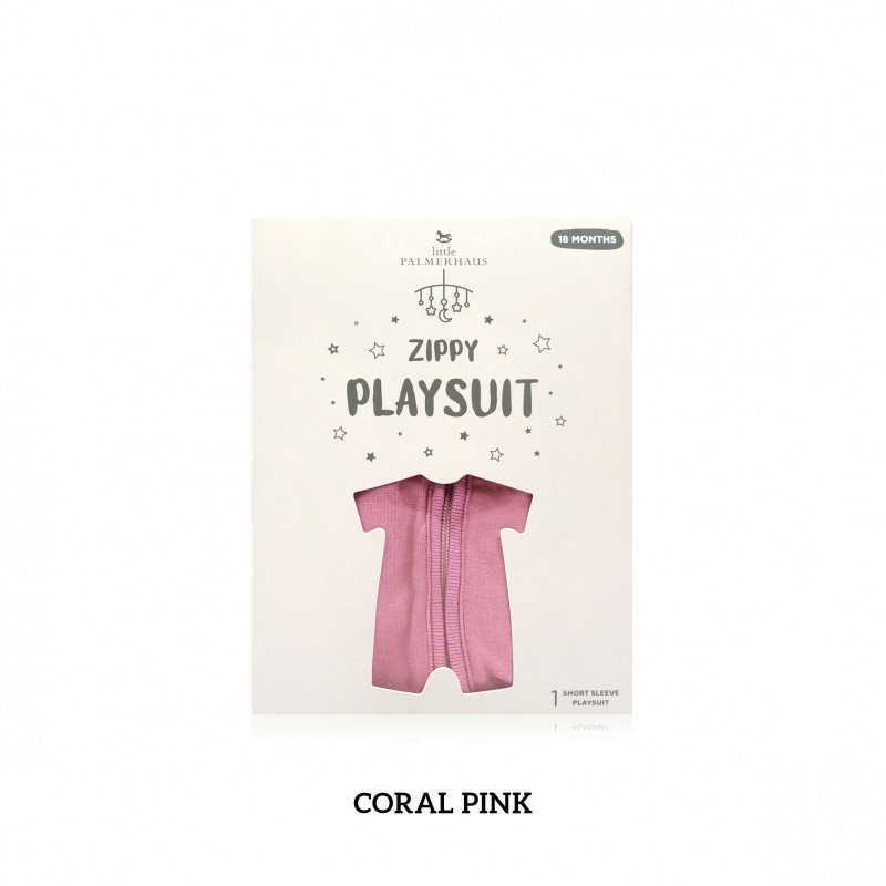 Little Palmerhaus Zippy Playsuit Isi 2 Pcs Tangan Pendek Celana Pendek - LPH-ZPS