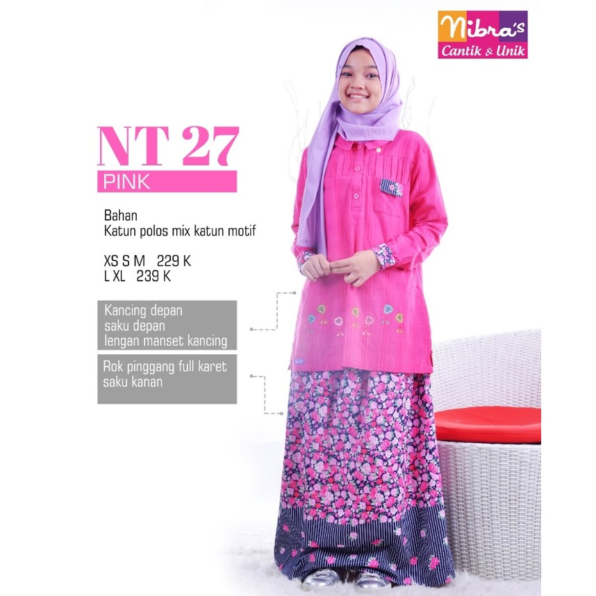 Promo Nibras NT 27 Nibras Teen Setelan Nibras Remaja Setelan Katun