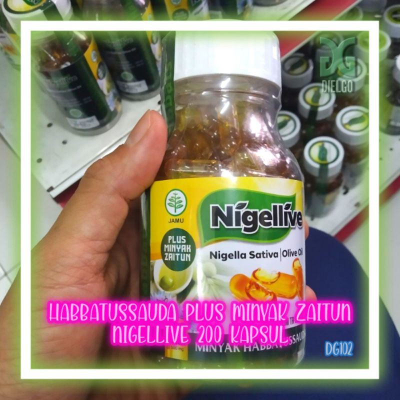 

Habbatussauda Plus Minyak Zaitun Nigellive 200 Kapsul DG102