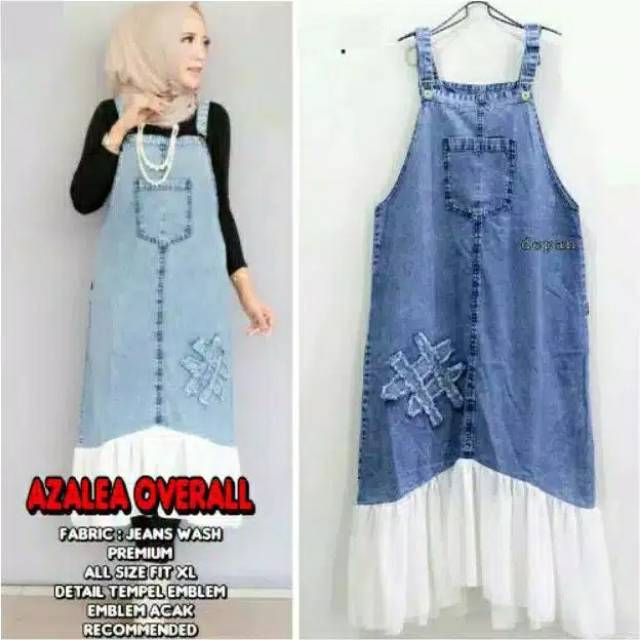 ZIA OVERALL RAWIS JEANS PREMIUN