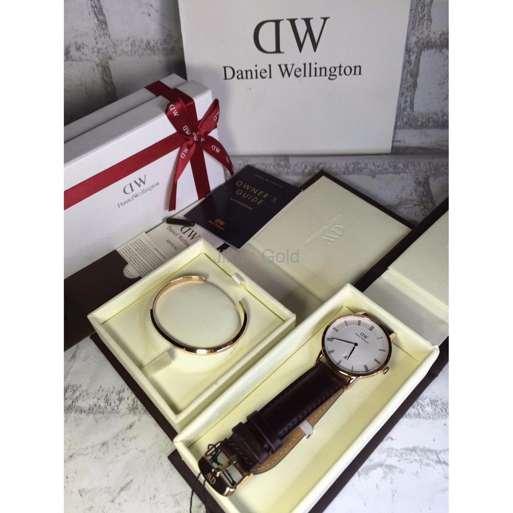 Daniel Wellington Dapper Bristol Rosegold 38mm original plus Cuff DW