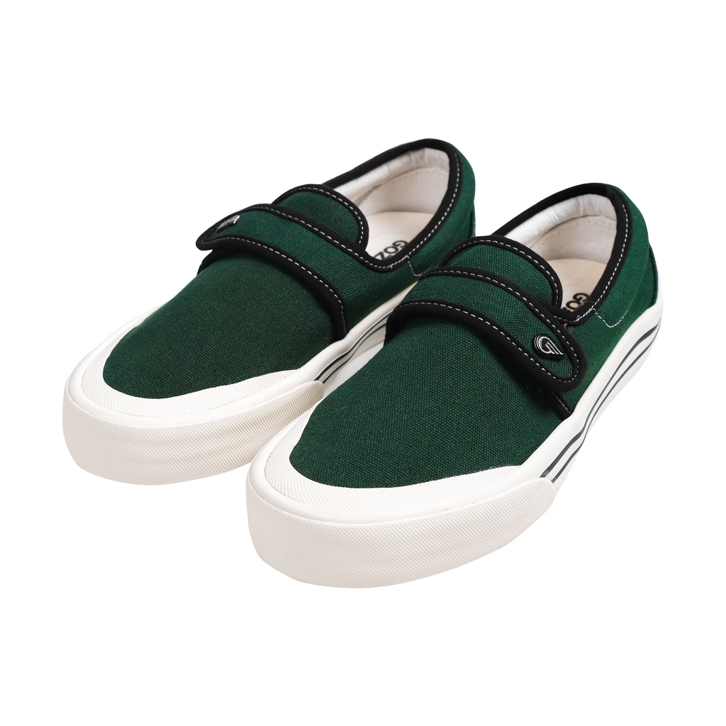 Gozeal | Shoes Slipon Velcro | Nagato Green