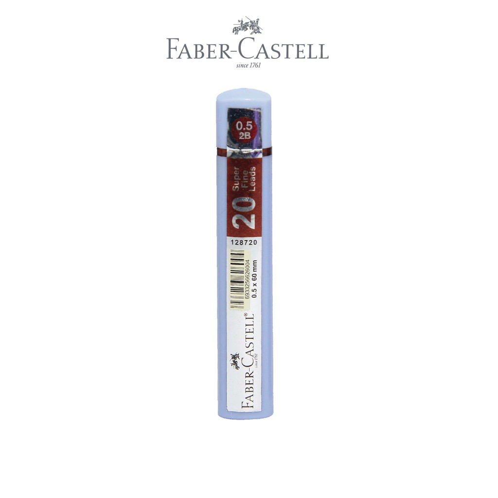

Faber - Castell Lead Superfine Grip 2B 0.5 mm Isi Mechanical Pensil Tube Light Blue