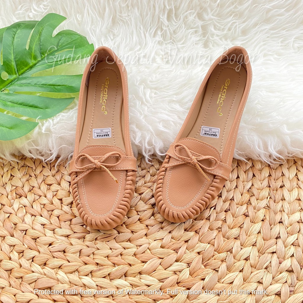 Gratica Sepatu Wanita Rajut Mocasin Flat Shoes RJ 28