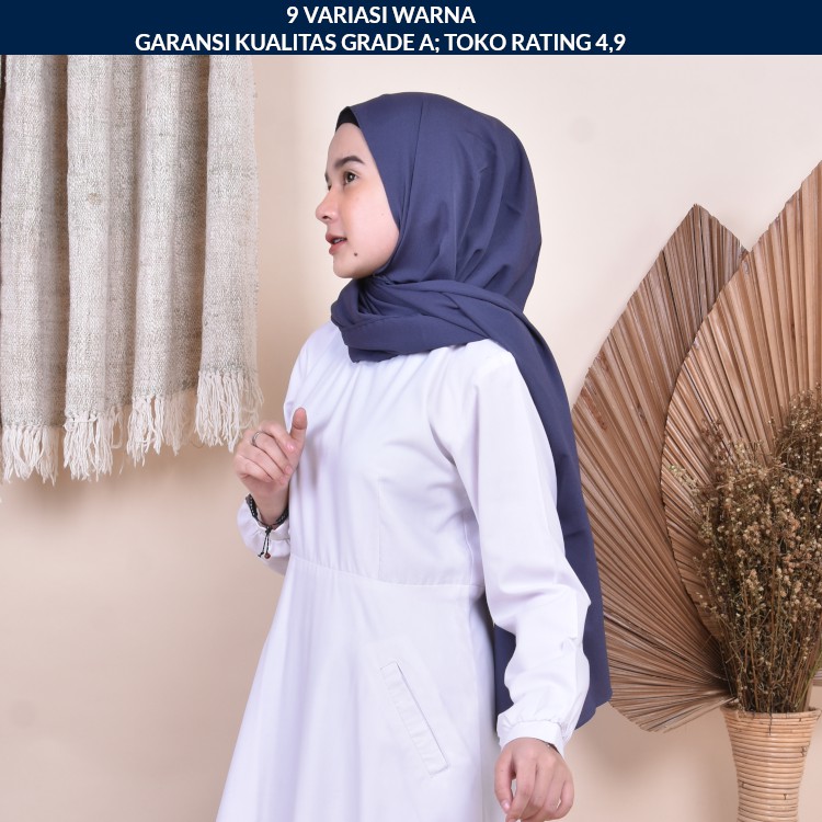 Pashmina Diamond Premium 180 X 75 Bahan Diamond Crepe-2