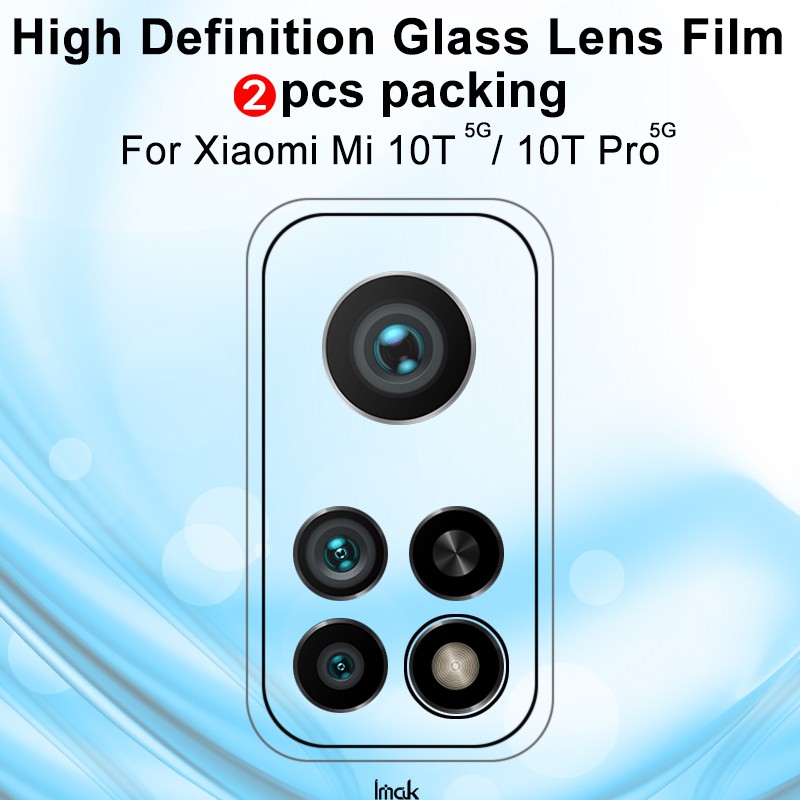 Camera Lens Protector Xiaomi Mi 10T 5G / Mi 10T Pro 5G IMAK High Definition