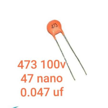 Kapasitor Capasitor 473 47Nano 0,047Uf 0.047Uf 100V 100 Volt