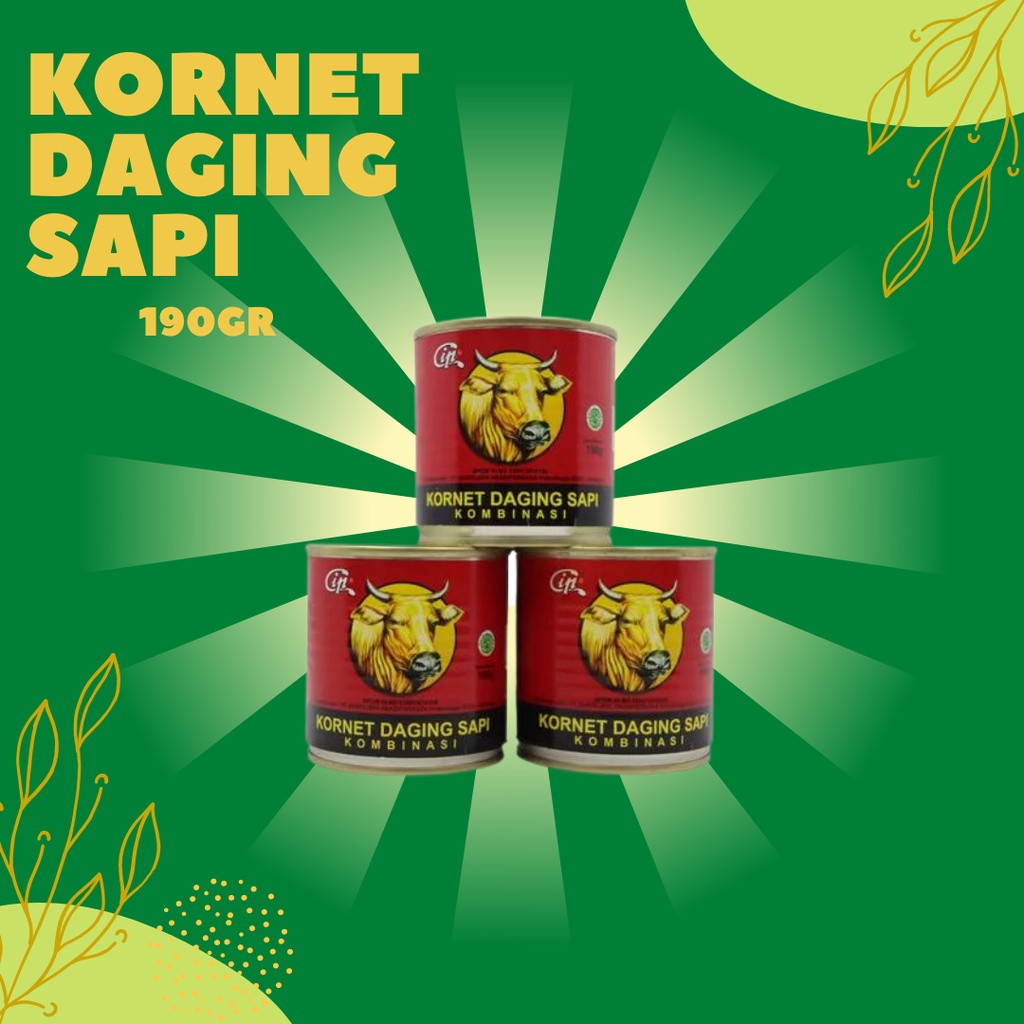 

Kornet Daging Sapi CIP 190 gr