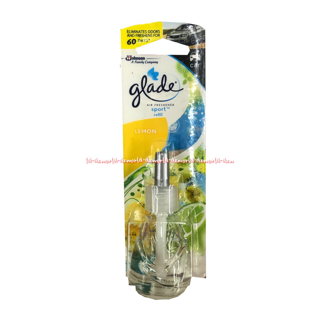 Glade Air Freshener Sport Refill Pengharum Ruangan Mobil 60 Hari Parfum Mobil