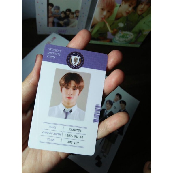 WTS Official Id Card Nct Jaehyun Back to School (b2s)