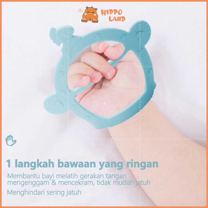 HIPPO LAND Teether bayi / teether gelang teether BPA Free 68