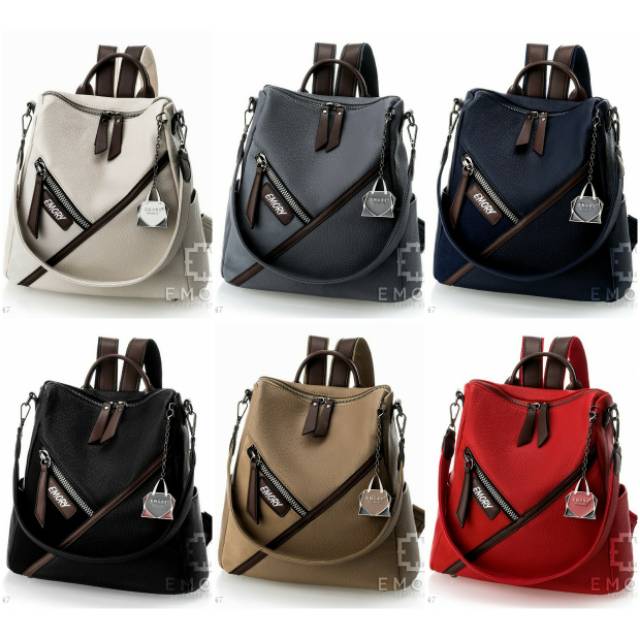 GIBD RANSEL EMORY Sonya Series 01EMO 2347 MULTIFUNGSI TAS RANSEL WANITA IMPORT RANSEL SELEMPAN