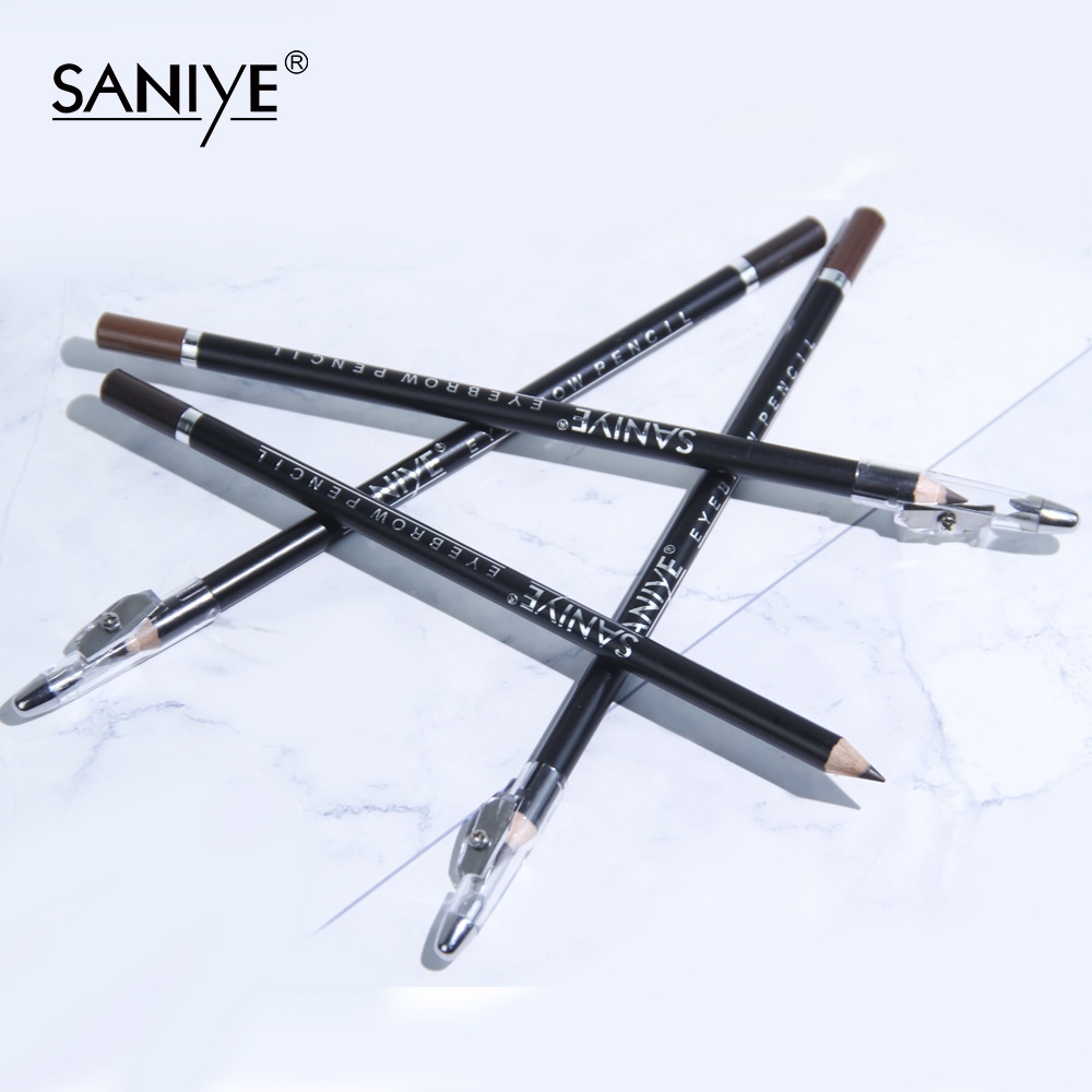 SANIYE Pensil Alis Tahan Lama Eyebrow Pencil Waterproof 3 Warna S05