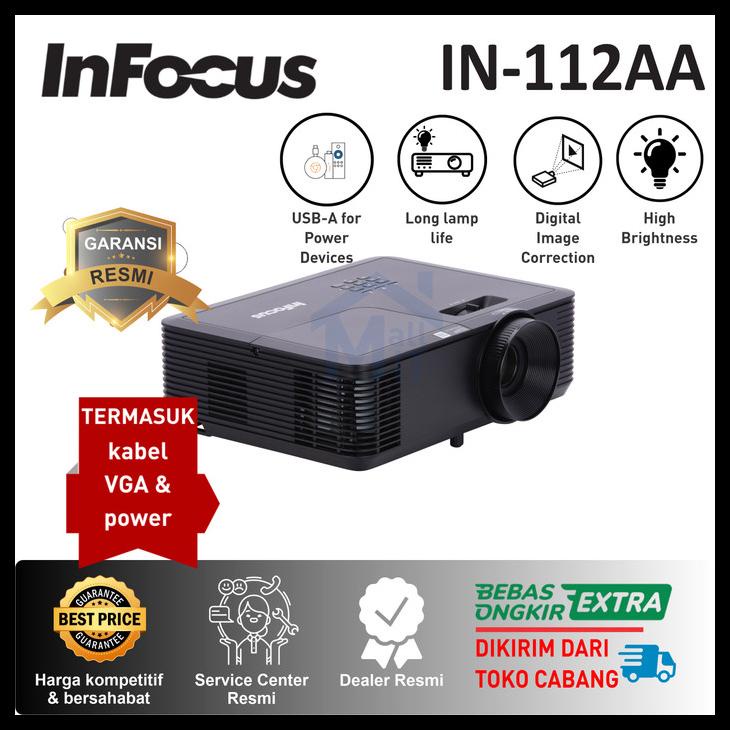 Proyektor Infocus In112Aa Infocus In-112Aa Svga 3800 Lumens In112Xv