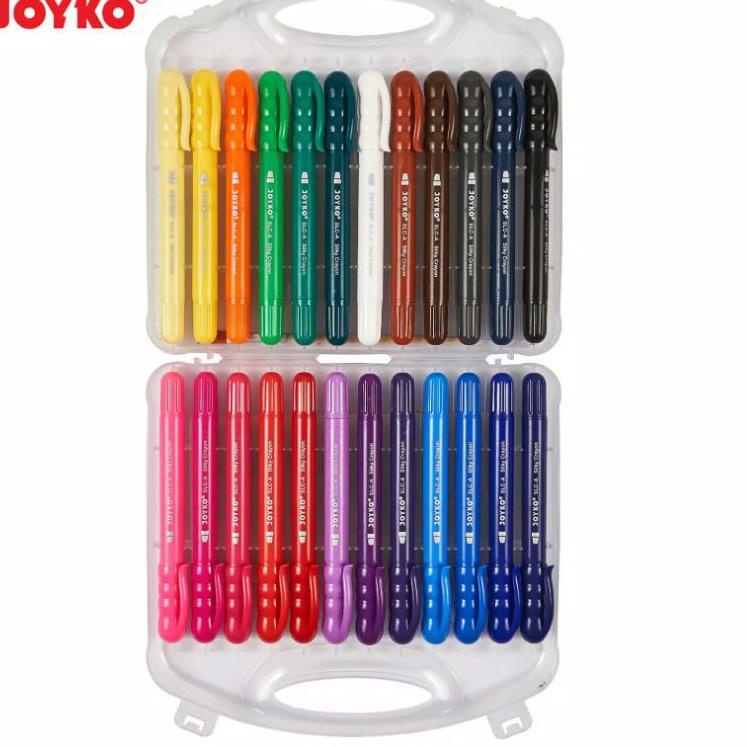 

vazs Silky Crayon Halus Joyko SLC-A-24 Warna Krayon Halus Joyko t88¥