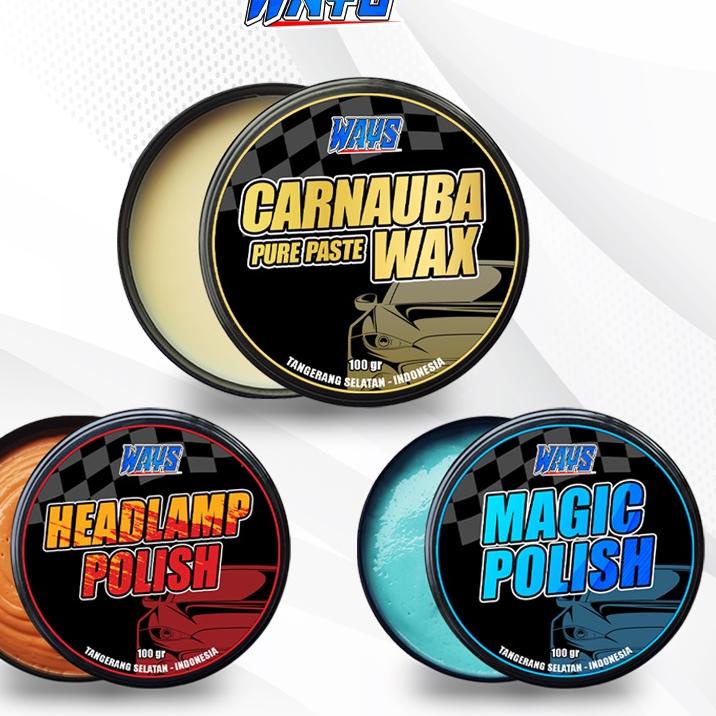 Bagus Dipakai.. PAKET 3 | PAKET COATING DETAILING PERAWATAN PENGKILAP BODY CAT MOBIL MOTOR | WAYS Ca