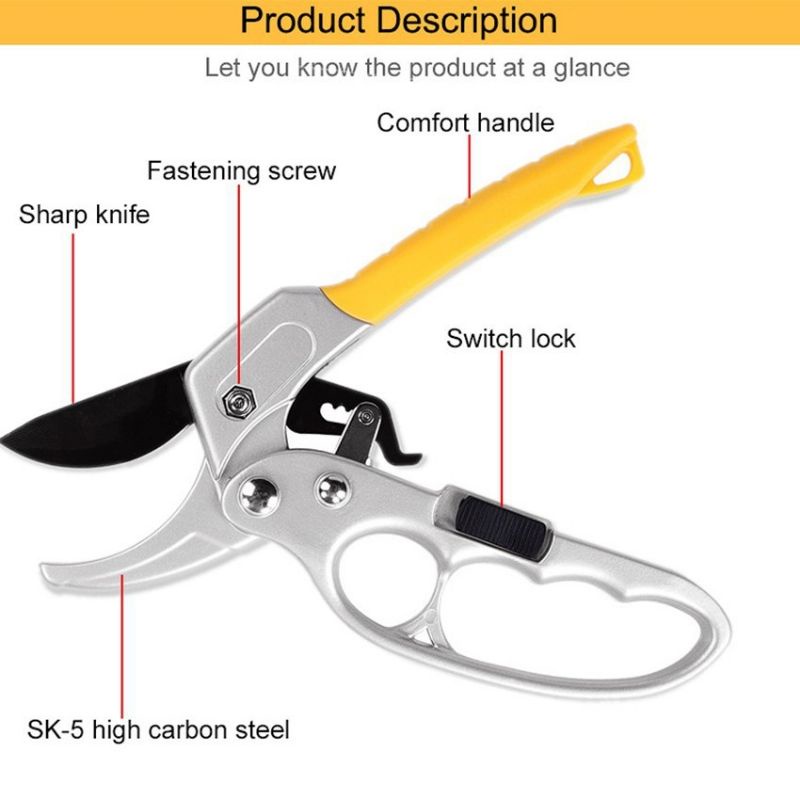 Pruning Shears Gunting Dahan Bunga Ranting Stek Alat Potong Dahan Garden Scissors Gunting Taman