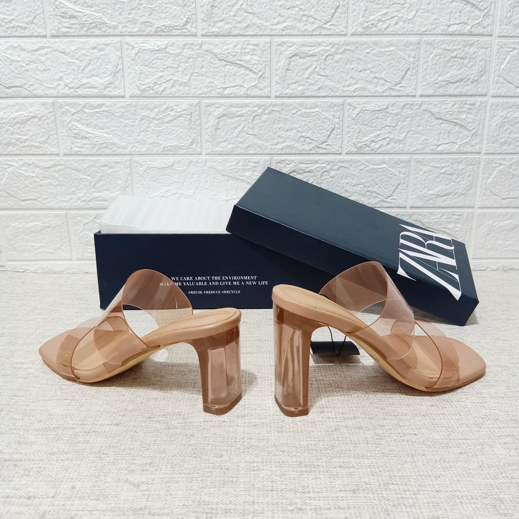 Sepatu ZR-811 Vinyl Heels 9Cm