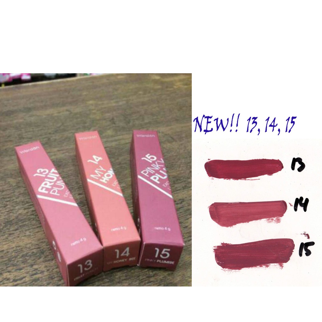 Lipstik Wardah Lip Cream No 13 14 15 Lipstutorial org