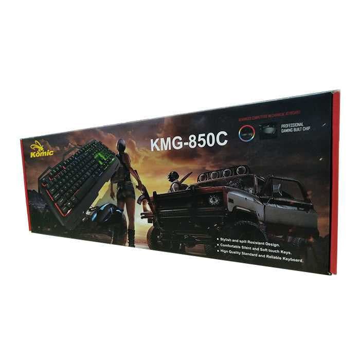 Keyboard Mouse Gaming Komic KMG-850C dengan lampu backlight