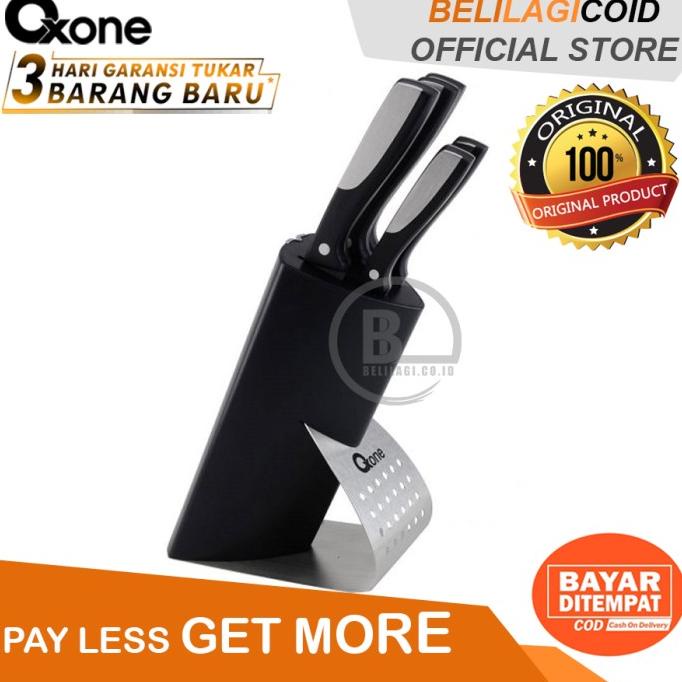 

PROMO Oxone Knife Block Set OX 972 / Pisau Set Stainless Steel MURAH