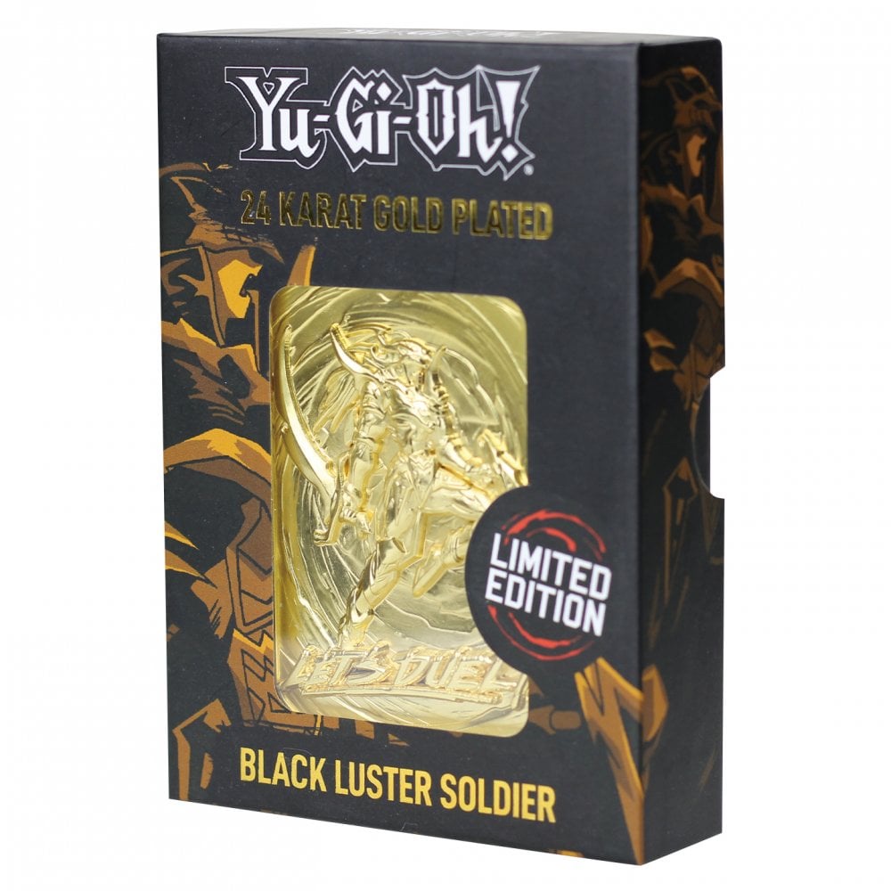 Black Luster Soldier 24k Gold Plated Card Fanattik YUGIOH