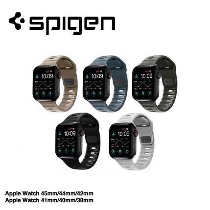 STRAP IWATCH 20MM 22MM SPIGEN RUBBER NEW VERSION STRAP IWATCH 1 2 3 4 5 6 7 SE