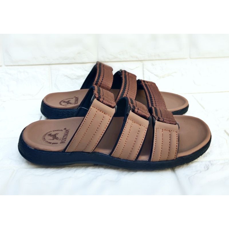 Sandal Pria Selop Slop Kasual Sandal Gunung Murah Sendal Trendy