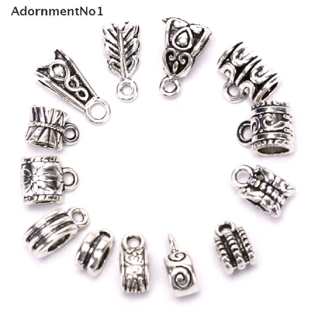 (AdornmentNo1) 120pcs / Set Konektor Manik-Manik Bahan Metal Untuk Membuat Perhiasan DIY Charms