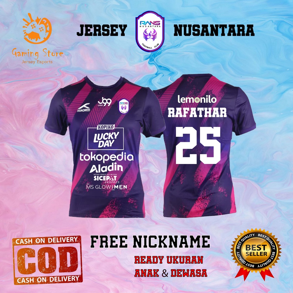 Jersey Kaos Baju RANS NUSANTARA FC 2022